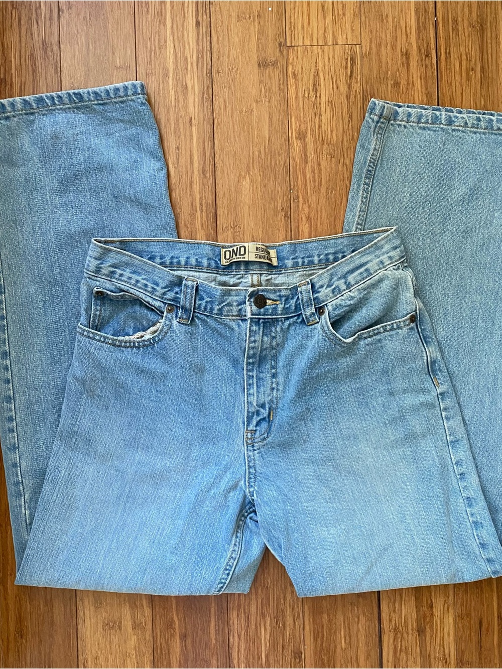 Old Navy Faded Light Blue Baggy Denim Jeans